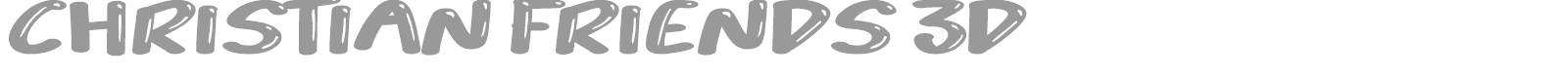 Christian Friends font preview